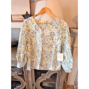 NWT Before You‎ Print Blouse Size Medium